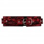Bedroom Fantasies - Lace & Leather Look - 8 Piece Bondage Set - Red
