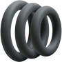Doc Johnson - OptiMALE 3 C-Ring Set Thick - Grey Doc Johnson - OptiMALE 3 C-Ring Set Thick - Grey