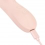 Good Vibes Only - Thrusting Vibrator - Soft Silicone - Pink
