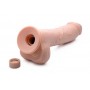 Loadz - Vibrating Squirting Dildo - 8.5 Inch & Light Tone