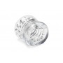 Elastīgs sēklinieku stiepējs ar reljefu, vīriešiem, caurspīdīgs 48 mm XR Brands