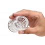 Elastīgs sēklinieku stiepējs ar reljefu, vīriešiem, caurspīdīgs 48 mm XR Brands