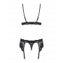 Seksualių apatinių komplektas 810-SEG-1 Obsessive, juodas Seksualių apatinių komplektas 810-SEG-1 Obsessive, juodas