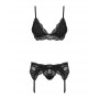 Seksualių apatinių komplektas 810-SEG-1 Obsessive, juodas Seksualių apatinių komplektas 810-SEG-1 Obsessive, juodas