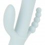 Good Vibes Only - Triple Stimulation Vibe - Soft Silicone - Blue