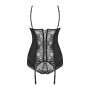 Korsetas ir kelnaitės Heartina Obsessive, juodas