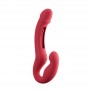 HoneyPlayBox - App-Controlled Strapless Couples Vibrator - Red HoneyPlayBox - App-Controlled Strapless Couples Vibrator - Red