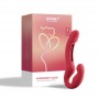 HoneyPlayBox - App-Controlled Strapless Couples Vibrator - Red HoneyPlayBox - App-Controlled Strapless Couples Vibrator - Red