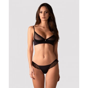Obsessive - Stelisa 2-pcs Bra Set - Black