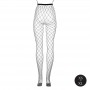 Le Desir - Panty with Big Fishnet Structure - Black