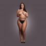 Le Desir - Panty with Big Fishnet Structure - Black
