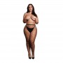 Le Desir - Panty with Big Fishnet Structure - Black