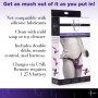 XR Brands - Double Vibrating Dildo with Harness - Purple XR Brands - Double Vibrating Dildo with Harness - Purple