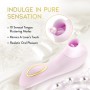Blush - Delice Fleur Air Pulsing Vibrator - Barely Purple Blush - Delice Fleur Air Pulsing Vibrator - Barely Purple