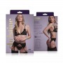 Christine - Axelle 3-Piece Bra Set - Black