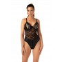 Open crotch Wetlook-body Vesper - black - 2XL