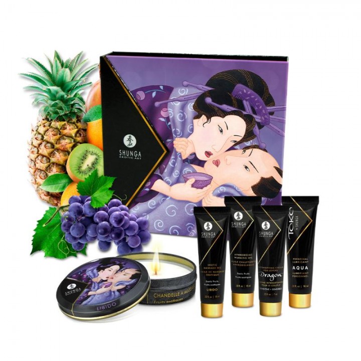Rinkinys Shunga The Geisha's Secret Kit Exotic Fruits, 5 dalių