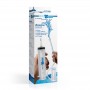 Anālā klizma ar uzgaļiem 150 ml un 60 cm cauruli, XR Brands, caurspīdīga