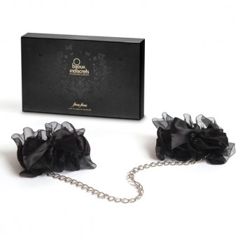 Sekso antrankiai Bijoux Indiscrets Frou Frou Organza, juoda