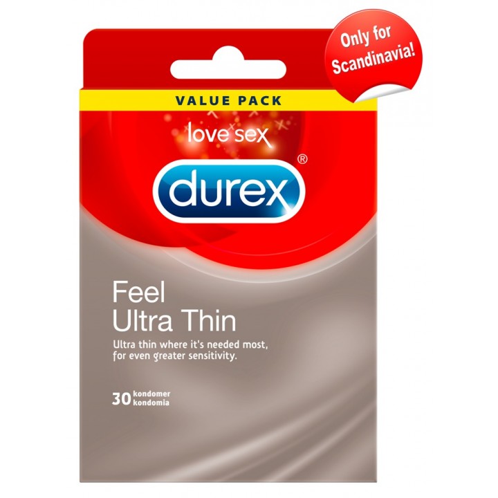 Prezervatīvi Durex Feel Ultra Thin (30 gab.)