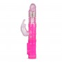 EasyToys Thrusting Rabbit Vibrator - Pink - Easytoys Vibe Collection