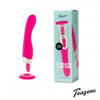 Teazers - Pleasure Pump With G-Spot Vibrator - Pink