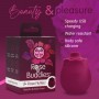 Skins Rose Buddies - The Rose Flutterz Vibrator - Burgundy