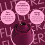 Skins Rose Buddies - The Rose Flutterz Vibrator - Burgundy