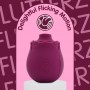 Skins Rose Buddies - The Rose Flutterz Vibrator - Burgundy