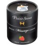 Massage Candle Strawberry 80ml - Plaisir Secret