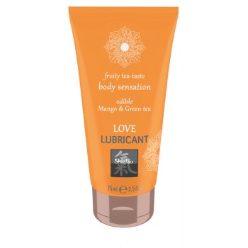 Skūpstāms lubrikants ar mango un zaļās tējas garšu 75 ml - Love Lubricant