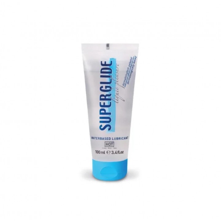 Lubrikants Superglide Liquid Pleasure HOT 100 ml