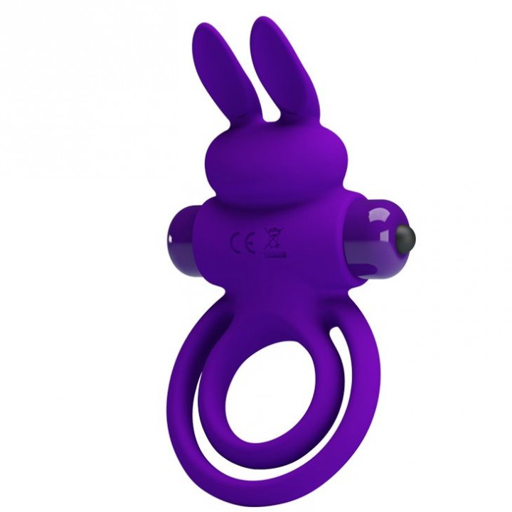 Vibrating Bunny Cock Ring - Pretty Love