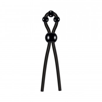 Evolved - Ultimate Silicone Lasso Cockring - Black