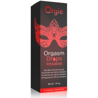 Stimulējoši klitora pilieni Orgie Orgasm Drops Kissable, 30 ml