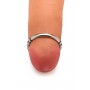 XR Brands - Stainless Steel Glans Ring - Silver - Master Series