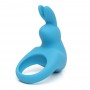 Happy Rabbit - Rechargeable Vibrating Rabbit Cock Ring Blue - Happy Rabbit