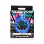 XR Brands - Poseidon's Octo-Ring Silicone Cock Ring - Blue - Creature Cocks