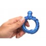 XR Brands - Poseidon's Octo-Ring Silicone Cock Ring - Blue