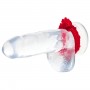 XR Brands - Rise of the Dragon Silicone Penis Ring - Red - Creature Cocks