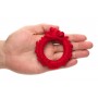 XR Brands - Rise of the Dragon Silicone Penis Ring - Red - Creature Cocks