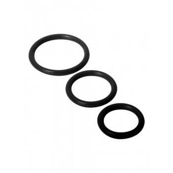 Trinity Silicone Cock Rings