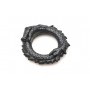 XR Brands - Black Caiman Silicone Cock Ring - Black