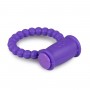 Cockring with Vibrator - Purple