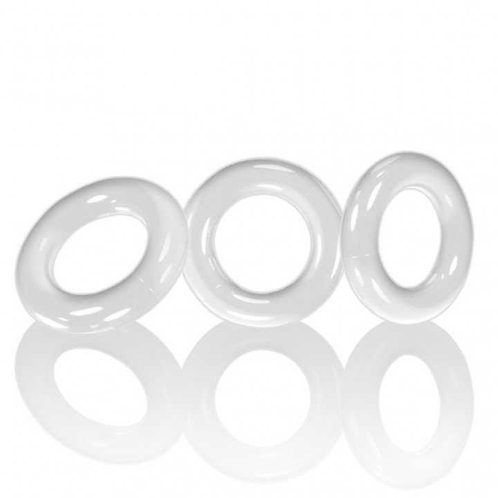 Oxballs - Willy Rings 3-pack Cockrings White - Oxballs