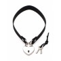 Lock-It Heart Choker With Lockable Heart - Master Series