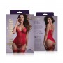 2-pc Suspendertop set Marzia - red - S/M