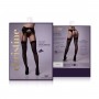 Suspender stockings anti-ladder Glorious - black - L/XL