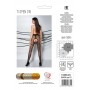 Passion - Tiopen 015 Pantyhose With Open Crotch - Black - L/XL