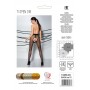 Passion - Tiopen 018 Pantyhose With Open Crotch - Black - L/XL